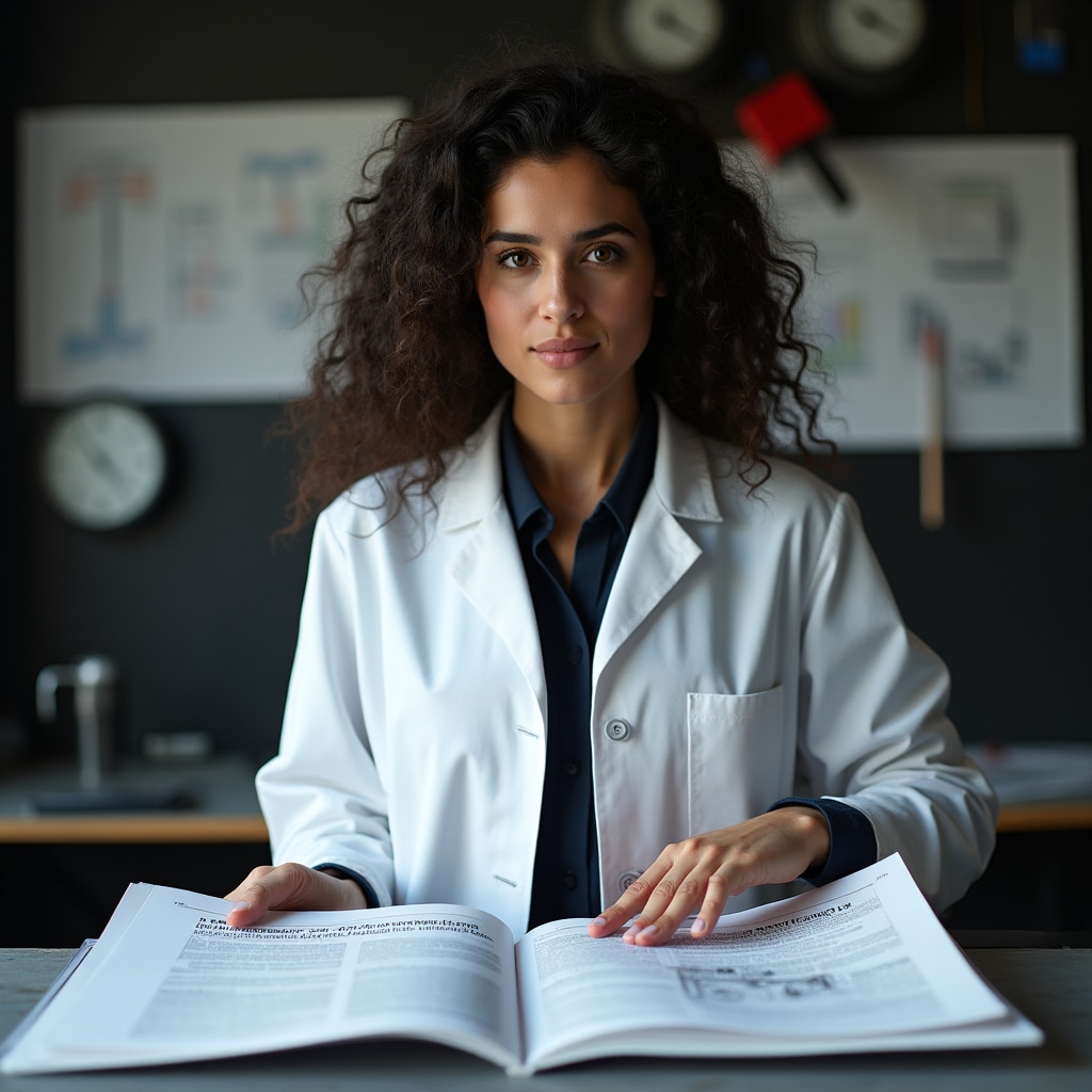 Manuale tecnico industriale aperto su banco di lavoro officina