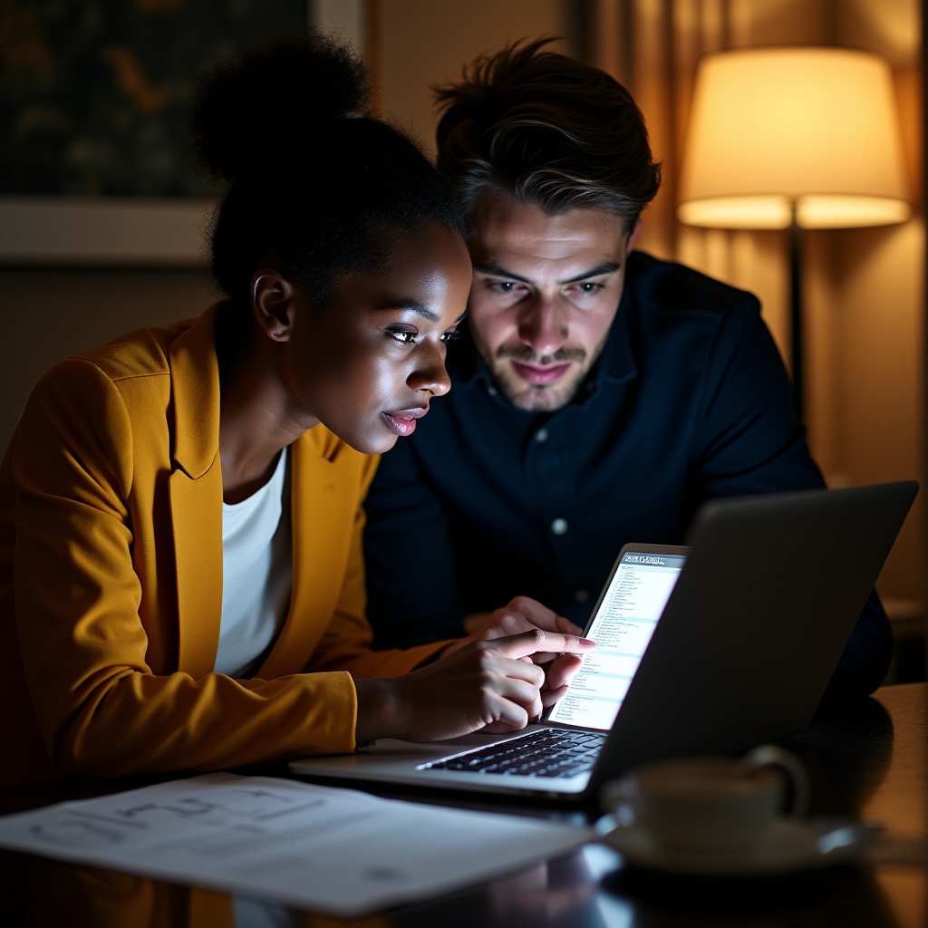 Team di traduttori tecnici in sessione di lavoro collaborativa